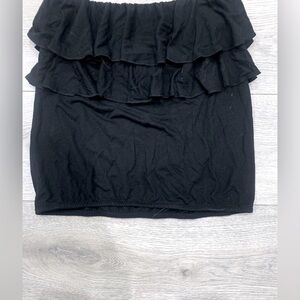 American Eagle Black Strapless Top